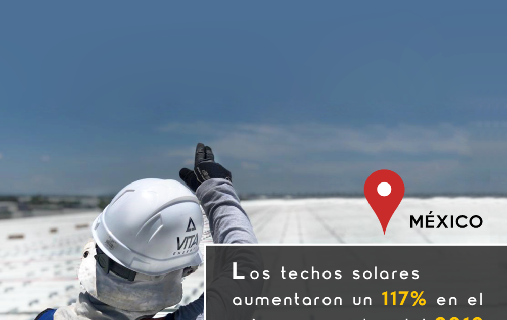 Los techos solares aumentaron un 117% durante el primer semestre del 2019